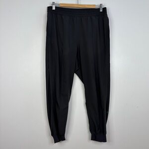 Lululemon Joggers Womens 10 Dark Gray Wanderer Crop Light Stretch Travel Yoga